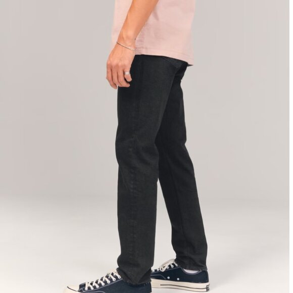 Abercrombie & Fitch A&F Vintage Stretch 90's Slim Black Jeans Men's Size 28x28 - Picture 3 of 8
